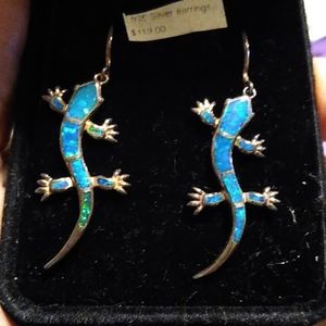 Lizard earrings